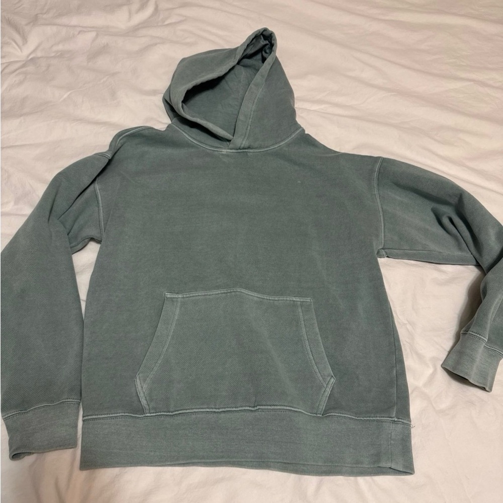 Aeropostale Washed Sage Green Hooded Pullover